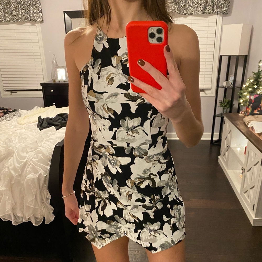 Black/White romper